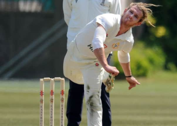 Eastbourne CC V Ifield CC- 6/5/17 - Ifield's Robert Ballarino (Photo by Jon Rigby) SUS-170805-114129008