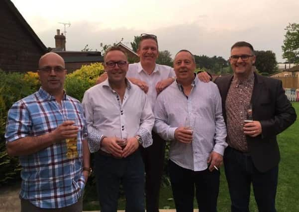 Members of the Class of '83 from Littlehampton Comprehensive School