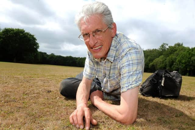 Dave Bangs is unhappy with the work being undertaken on Henfield Common due to the environmental impact. Pic Steve Robards SR1711465