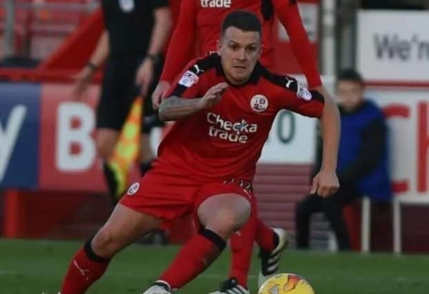 Crawley Town winger Dean Cox