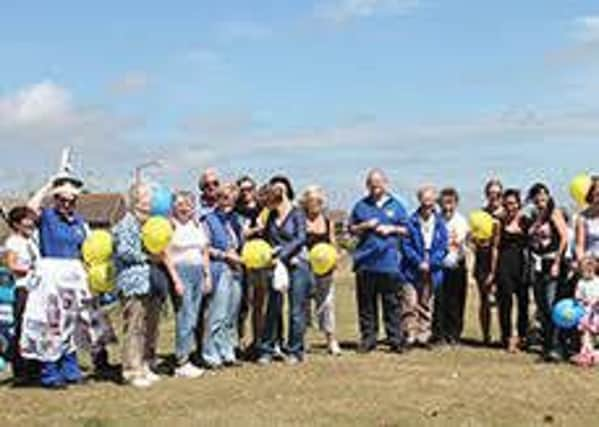 At the start of the sponsored Worthing & District Cats Protection walk last year