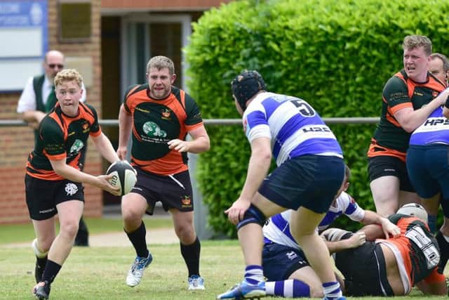 Burgess Hill v Hastings and Bexhill in Sussex Shield Final. Picture by Steve Blanthorn