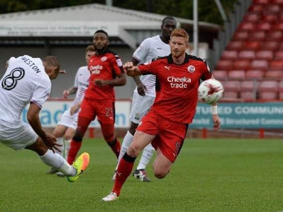 Crawley Town striker Matt Harrold is considering a new contract