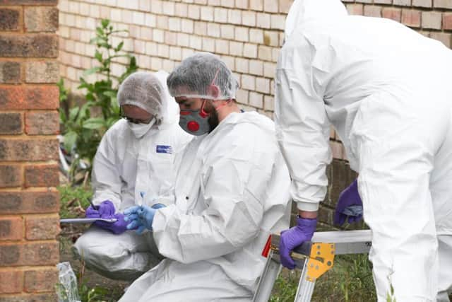 Detectives are investigating after a man died having suffered a serious head injury at a house in Ingleside Crescent, Lancing. Operation Reservoir May 2017. Photo by Eddie Mitchell.