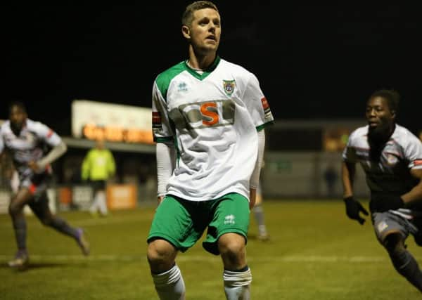 Darren Budd in action for Bognor last season. Picture by Tim Hale