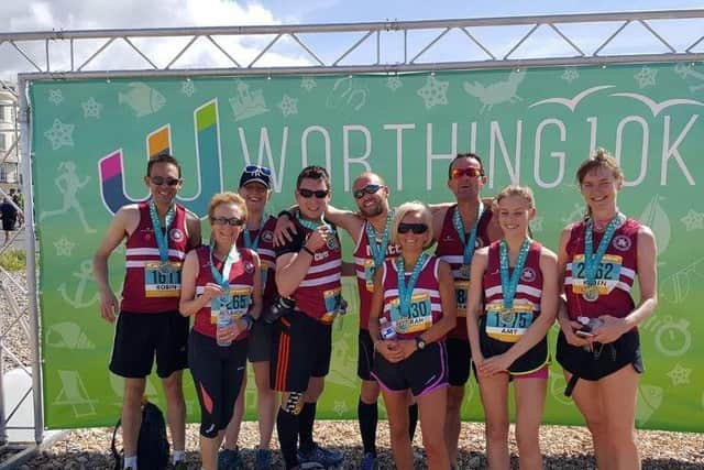 Haywards Heath Harriers at Worthing 10k