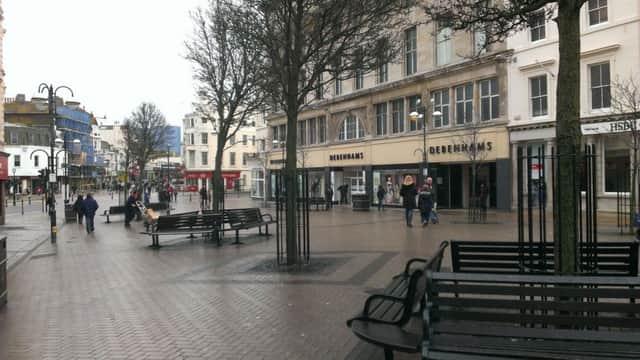 Hastings Town Centre.