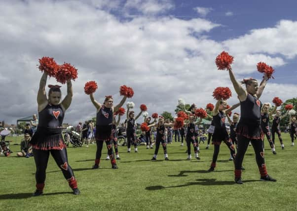 Dancing for the crowds                             Pictures: Steve Flynn