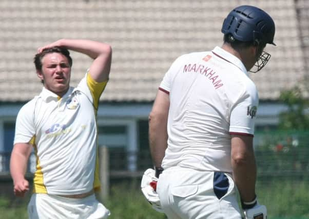 Ben Bambridge tries to get an Aldwick breakthrough