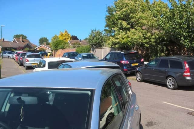 Abandoned cars on Elms lane. Picture supplied by Phil Bell