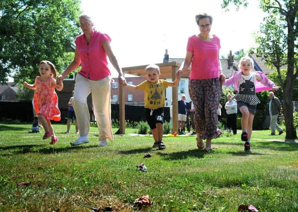 Pocket Park. New Street Green being opened in New Street Horsham. Pic Steve Robards SR1714875 SUS-170623-180221001