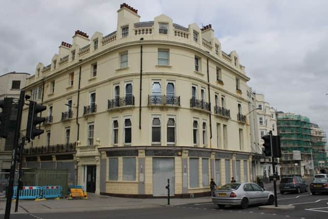 Clarendon Mansions at the end of East Street