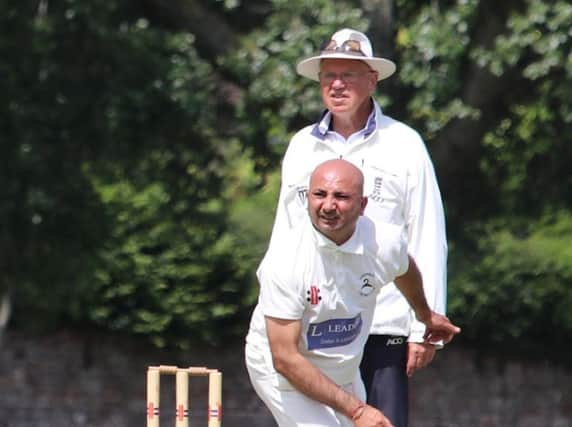 Lindfield's Harry Chaudhary v Billingshurst