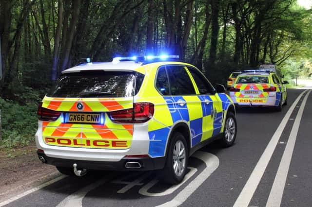 Police at the scene, photo by Nick Fontana