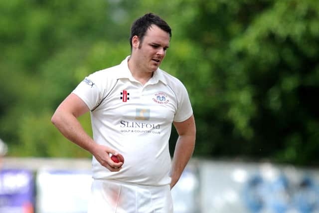 Cricket: Sussex League Division 4: Slinfold v Steyning (batting). Guy Thorn. Pic Steve Robards SR1715748 SUS-170307-112730001