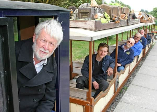 DM17734418a.jpg Break-in at Littlehampton Miniature railway. Chairman Chris Shanks and volunteers. Photo by Derek Martin. SUS-171107-170349008