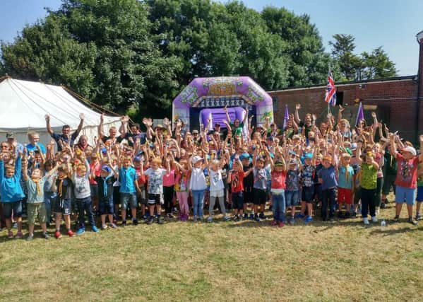 Beaver Scouts on their Knights and Castles Weekend