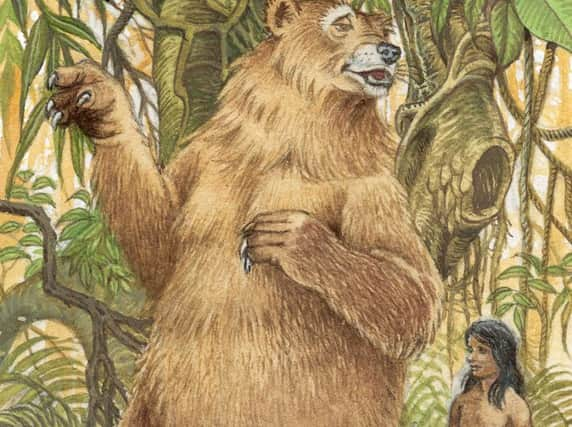 Baloo and Mowgli by Eric Kincaid