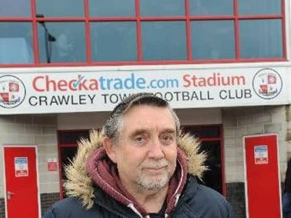 Crawley Town season ticket holder Geoff Thornton