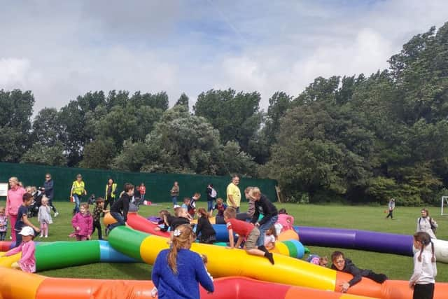 The Play Rangers session in Mewsbrook Park