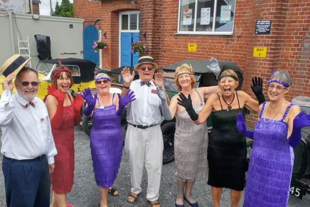 Volunteers at the Wick Week Vintage Fair