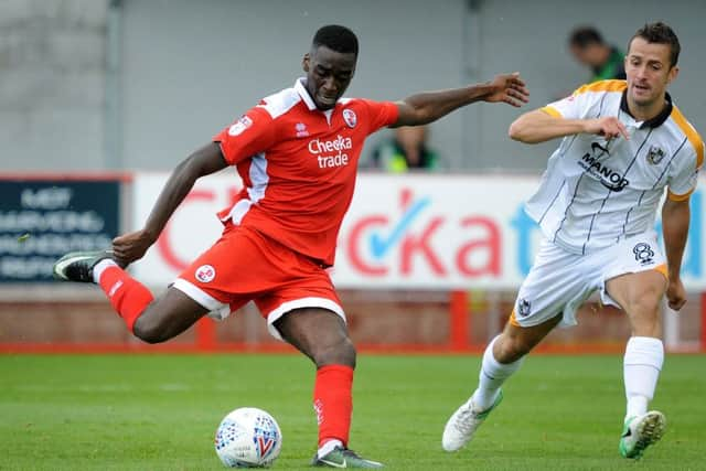 Crawley Town FC v Port Vale FC. Goal. Enzio Boldewijn. 05-08-17 Pic Steve Robards; SR1717853 SUS-170508-172213001