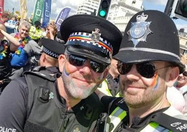 Police at Brighton Pride