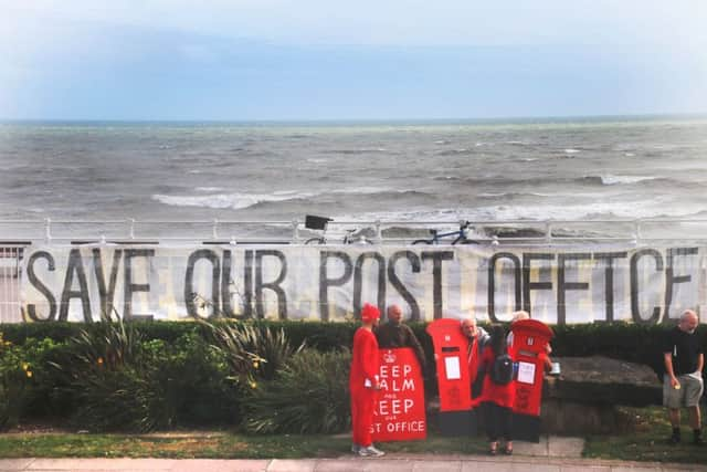 Protestors make their message loud and clear. Picture by Roberts Photographic