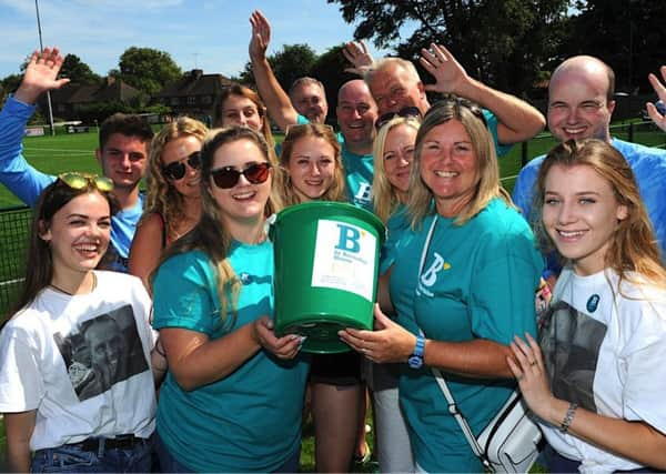 The match in memory of Lobby raised money for St Barnabas House hospice. Picture: Stephen Goodger