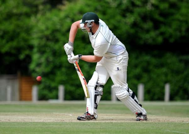 Sussex Cricket League, Division 4: West Chiltington (batting) v Hellingly . jack elliott-monday in bat. Pic Steve Robards  SR1616607 SUS-160613-113440001