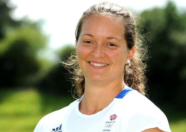 Olympic Discus thrower Jade Lally at Broadbridge Heath Leisure Centre. Pic Steve Robards SR1618947 SUS-161207-140714001 SUS-161207-140714001