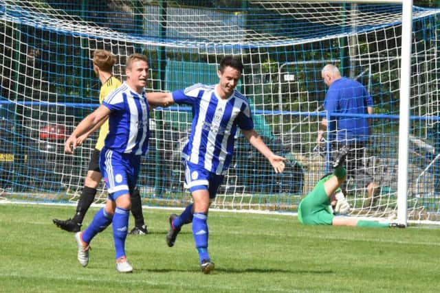 Jamie Weston opens the scoring. Picture by Grahame Lehkyj