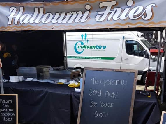 A shortage of cheese at Cheese Fest UK (Photograph: Kate Harrison)