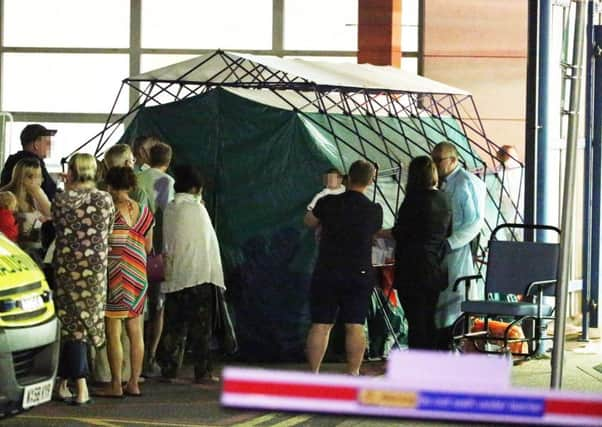 About 150 people were treated at Eastbourne District General Hospital. Picture: Eddie MItchell.