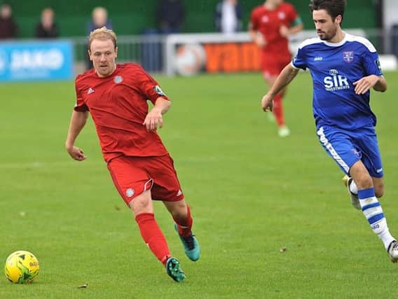 James Fraser in action for Worthing against Margate on Saturday. Picture by Stephen Goodger