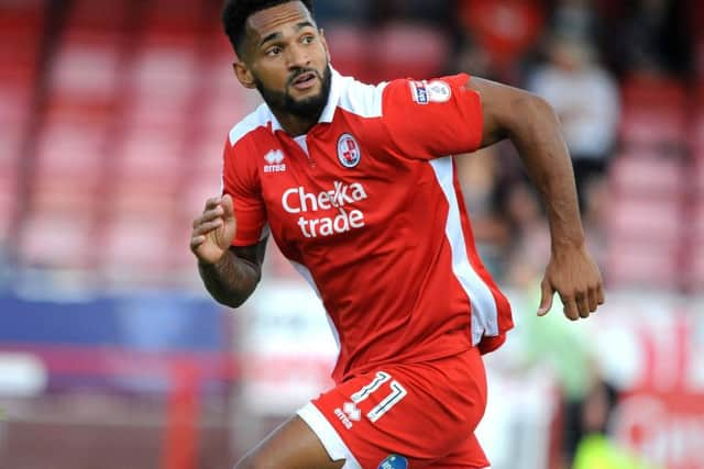 Crawley Town FC v Yeovil FC 02-09-17. Jordan Roberts. Pic Steve Robards SR1721002 SUS-170209-164335001