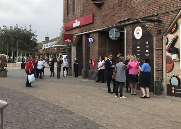 Staff evacuated from Wilkinsons in Horsham