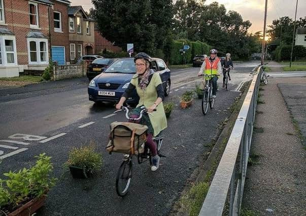 Cyclists taking part in the event at Westgate