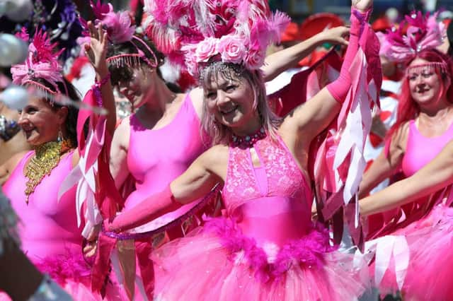 Brighton Pride parade (Photograph: Eddie Mitchell) SUS-170708-123508001