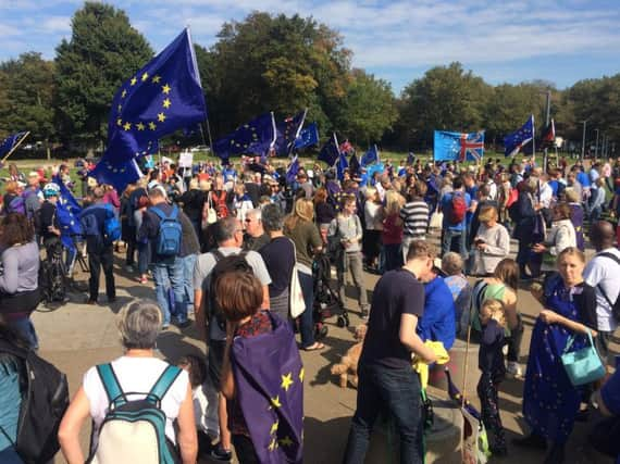 Crowds gather at The Level