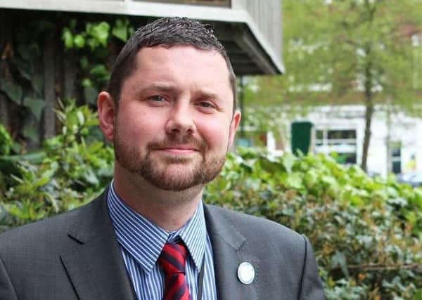 Phelim Mac Cafferty is the Green candidate for Hove SUS-170405-101701001