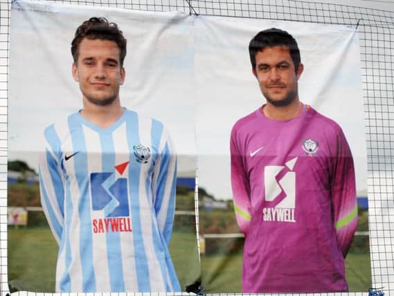 Football match to remember Shoreham Airshow disaster victims Jacob Schilt and Matthew Grimstone (Photograph: Derek Martin)