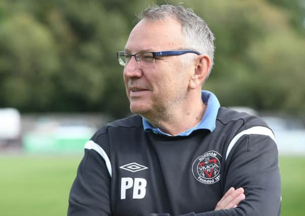 DM1793239a.jpg Football: Horsham YMCA v Langney Wanderers. YMCA manager Peter Buckland. Photo by Derek Martin Photography SUS-170924-185222008