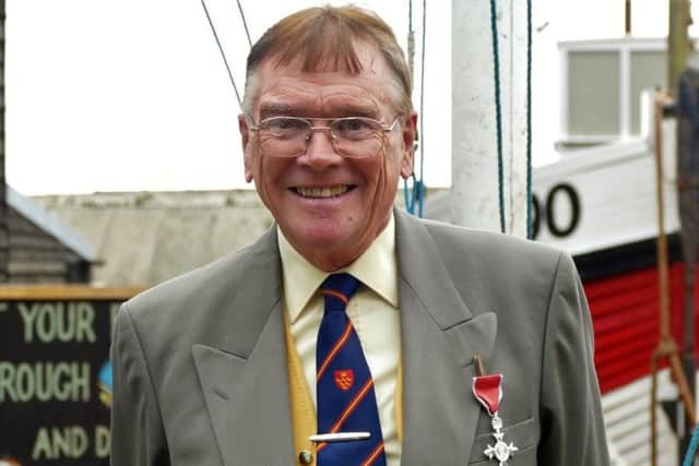 Richard Stevens MBE. Photo by Sid Saunders. SUS-171017-093357001