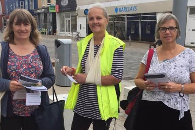 Green Party members took to Bognor town centre at the weekend
