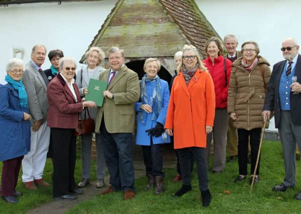 From left Tina Fenwick Smith, Norman Hodgson, Jane Hodgson, Sheila Ryan, Heather Collingwood, John Cripps, Alison Goodenough, Judy Rich, Rosie Glancy, Pru Barlow, Michael Casement, Ros Chittenden, David Barlow.