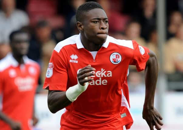 Crawley FC v Notts County Fc. Ibrahim Meite. Pic Steve Robards SR1723074 SUS-170916-160311001