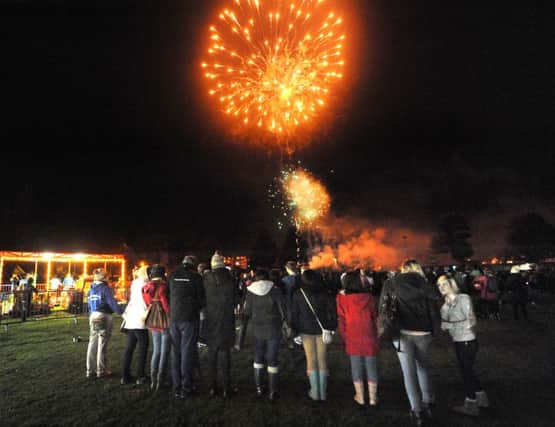 Enjoy fireworks at local events: The Saffrons display in Eastbourne is tonight (Friday) at 6.30pm