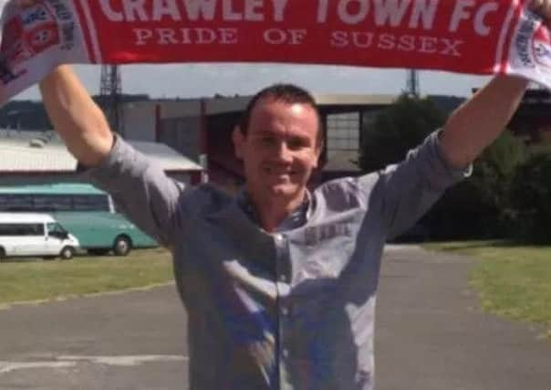 Crawley Town fan Steve Herbert