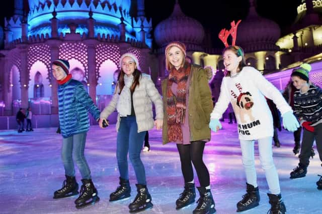 Guests take to the ice